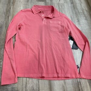 Vineyard Vines LS Sunwashed Polo Lobster Reef Medium